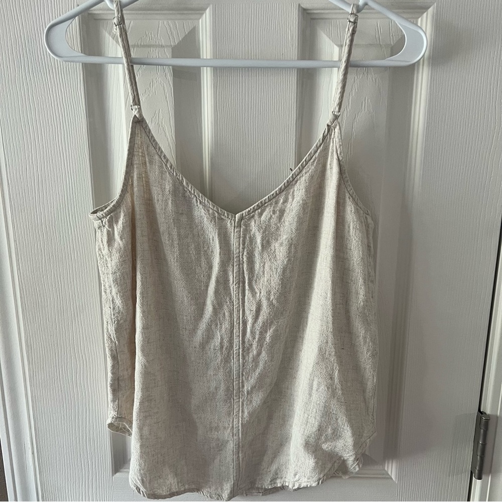 Linen Tank Top - Picture 2 of 3